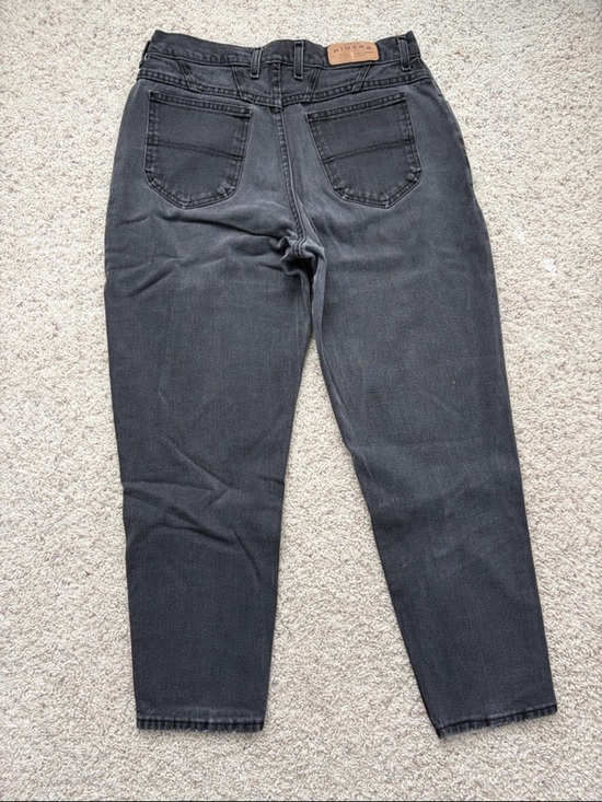 Riders by Lee Denim - Riders by Lee Denim Jeans 12 Petite Black Grey Acid Wash High Rise Tapered USA